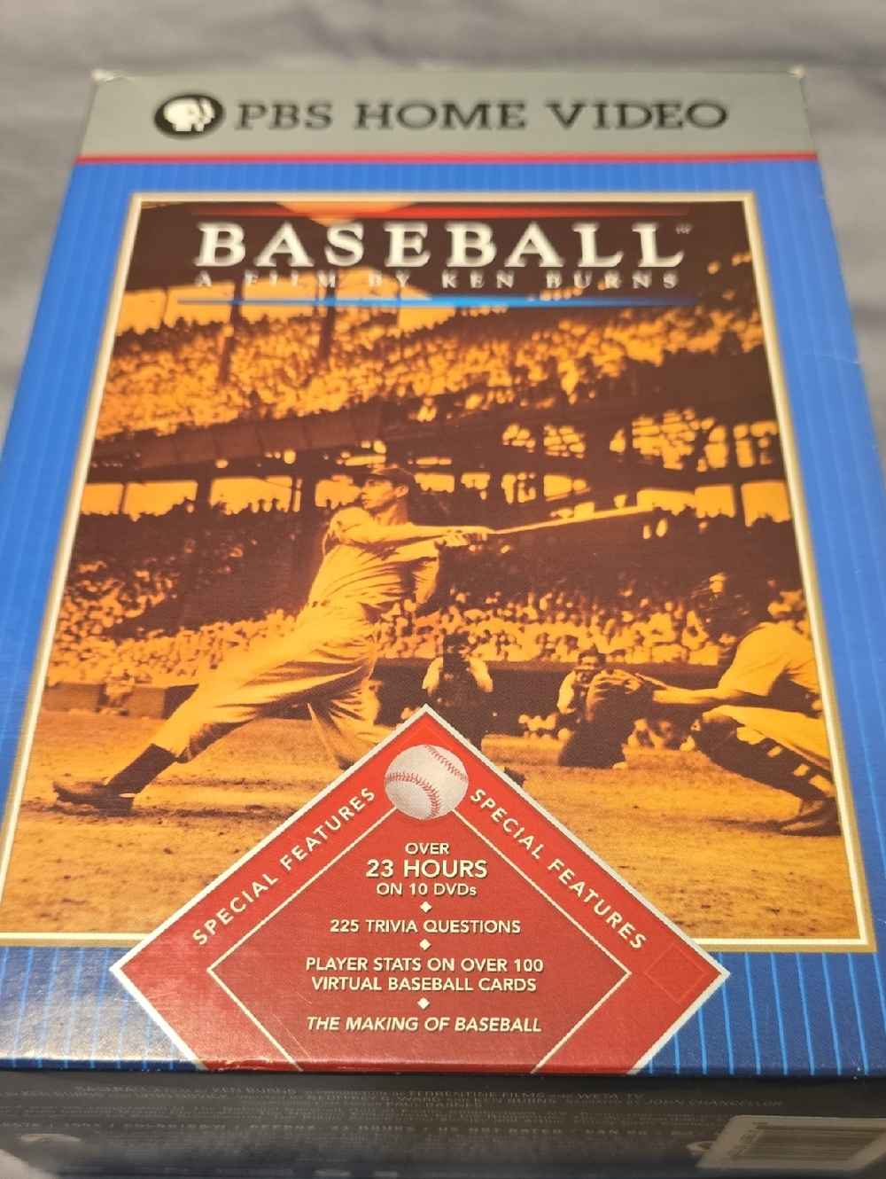 PBS Home Video - Baseball by Ken Burns (Blue/Gold)‎
